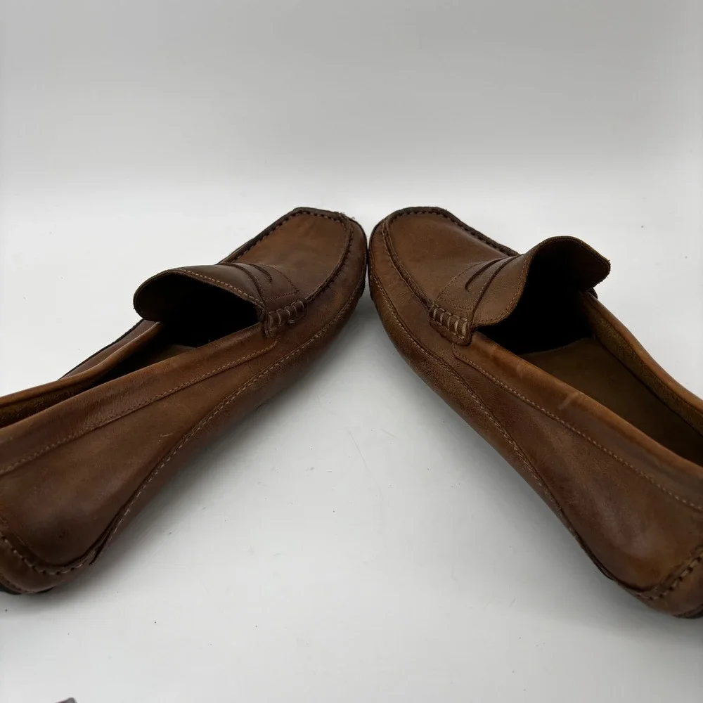 Rockport Mens Bennett Lane 3 Penny Loafer Brown Leather M76492 Size 12 M